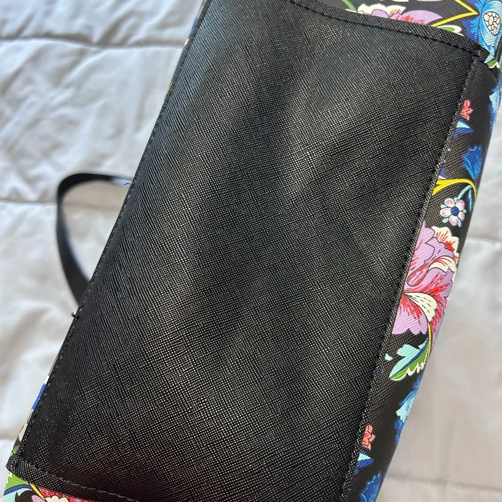 Nanette Lepore Damask Floral Tote Bag Purse